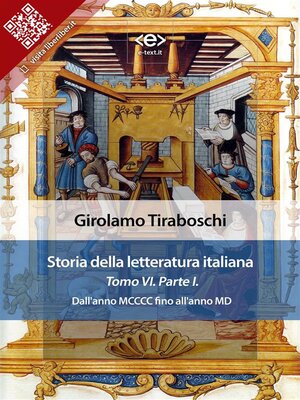 cover image of Storia della letteratura italiana del cav. Abate Girolamo Tiraboschi &#8211; Tomo 6. &#8211; Parte 1